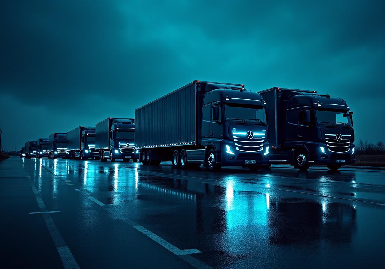 Modern transportation fleet operating near Patterson, NY